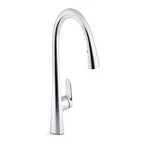 Kohler Anessia Touchless Pulldown Kitchen Faucet Polished Chrome Deck-plate. Fixed Price $146.96.