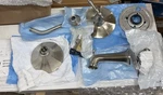 Kohler Kelston K-TS13492-4-BN Brushed Nickel Rite Temp Tub & Shower Faucet. Fixed Price $200.00.