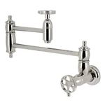 Kingston Brass KS310.RKZ Wendell 3.8 Gpm Wall Mounted Hole Pot - Nickel. Fixed Price $506.97.