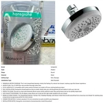 Hansgrohe 100 Monsoon Showerhead Polished Chrome 3 Settings Massage No Clog. Fixed Price $56.34.
