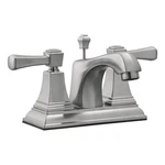 Design House Torino 4-IN. Centerset 2-HANDLE Brass Faucet Satin Nickel. Fixed Price $167.55.