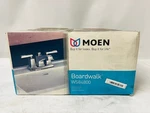 Moen Boardwalk Two-handle Centerset Bathroom Sink Faucet WS84800, Chrome Finish. Fixed Price $82.60.