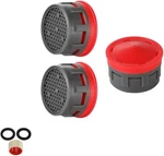 Jqk Faucet Areator, 2.2 Gpm Flow Retrictor Insert 3 Pack, Red -. Fixed Price $9.89.