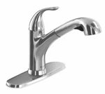 New! Glacier Bay Market 1-HANDLE Pull-out Sprayer Faucet In Polished Chrome. Fixed Price $74.99.