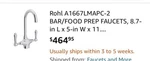 Rohl A1667LMAPC-2 Bar Faucet. Fixed Price $370.00.