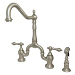 Kingston Brass KS775.ALBS English Country 1.8 Gpm Widespread - Nickel. Fixed Price $640.22.