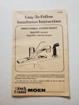 Vintage Installation Instructions Moen Kitchen Faucet Model 87501 87511. Fixed Price $10.00.