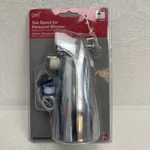 1 Universal Tub Spout For Personal Shower Chrome Finish. Fixed Price $19.00.