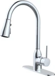 Runfine Single-handle Pull Down Sprayer Kitchen Faucet Chrome Finish. Fixed Price $34.97.