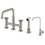 Kraus KPF-3125-FF-101 Urbix 1.8 Gpm Widespread Bridge Kitchen Stainless Steel. Fixed Price $499.95.
