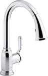 Sleek Ludington Pull-down Kitchen Faucet For Modern Functionality. Fixed Price $81.99.