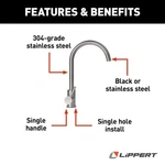 Lippert 719324 Flow Max Faucets & Components Rv. Fixed Price $93.63.