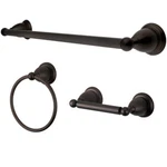 Kingston Brass Heritage 3-PIECE Bathroom Accessory Set. Fixed Price $114.72.