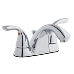 Builders 4 In. Double Handle Low-arc Bathroom Faucet Chrome By Glacier Bay. Fixed Price $32.95.
