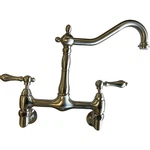 Signature Hardware 329289 Felicity Bridge Kitchen Faucet - Brushed Nickel. Fixed Price $215.90.