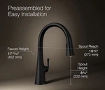 Graze Touchless Pull-down Kitchen Sink Faucet With Kohler Konnect. Fixed Price $772.79.