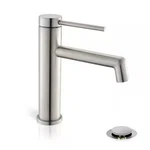 Bwe Modern Bathroom Sink Faucet, Single Hole Handle Brushed Nickel. Fixed Price $19.16.