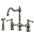 Houzer LEXBS-956-BN Lexington Traditional Bridge Kitchen Faucet, Brushed Nickel. Fixed Price $199.99.