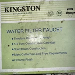 Kingston Gourmetier KS3191AL Water Filtration Faucet Polished Chrome. Fixed Price $99.99.