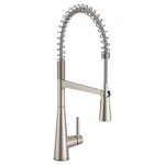 Moen 5925SRS Sleek Stainless One-handle Pre-rinse Spring Pulldown Kitchen Faucet. Fixed Price $230.00.