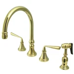 Kingston Brass KS279.ZLBS Silver Sage 1.8 Gpm Widespread Kitchen -. Fixed Price $337.97.