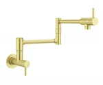 Pfister Lita GT533-PFBG Wall Mounted Kitchen Pot Filler Faucet Brushed Gold New. Fixed Price $349.60.