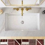 Horow 19 '- 27.6" Undermount Bathroom Sink Ceramic Vessel Vanity W/overflow Hole. Fixed Price $70.99.
