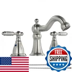 Rkf Bathroom Faucets For Sink 3 Brushed Nickel 8 Inch Widespread. Fixed Price $81.88.