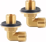 Wall Mount Commercial Faucet Installation Kit,brass 90 Dergee Backsplash. Fixed Price $21.03.