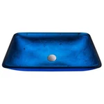 Miseno MNO-2214-IBG-ORB 21-7/8" Tempered Glass Vessel Bathroom Sink (box Opened). Fixed Price $100.93.