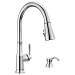 Delta Capertee 1 Handle Pull-down Kitchen Faucet Chrome-certified Refurbished. Fixed Price $125.84.