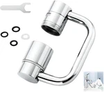 Universal Sink Faucet 1440 Rotatable Aerator Extension, Shaped. Fixed Price $12.99.