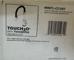 Delta Trinsic 9659TL-CZ-DST TOUCH2O Pre-rinse Pro Kitchen Faucet Champagne Broze. Fixed Price $758.10.