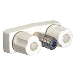 Valterra Phoenix White Tub & Shower Faucet Knobs Handles Quick Connect. Fixed Price $46.81.