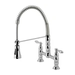 Kingston Brass GS127.AL Heritage 1.8 Gpm Deck Mounted Bridge Pull - Chrome. Fixed Price $432.22.
