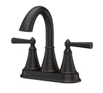 Pfister Saxton 1.2 Gpm Centerset Bathroom Faucet With Push & Seal Drain. Fixed Price $84.15.