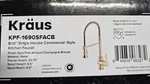 Kraus KPF-1690SFACB Britt Commercial Kitchen Faucet Champagne. Fixed Price $119.95.