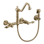 Whitehaus WHKWLV3-9402-NT Vintage Iii Plus 1.5 Gpm Widespread Brass. Fixed Price $819.00.