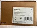 Moen 6410BN Eva Handle Centerset Faucet W/ Waste, 1.2GPM, Brushed Nickel. Fixed Price $98.95.