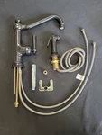 Newport Brass Kitchen Faucet W/sidespray Weathered Copper Finish 2470-5313/08W. Fixed Price $299.99.