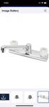 New Project Source Chrome Finish 2-HANDLE 3-HOLE Kitchen Faucet 694851. Fixed Price $15.00.
