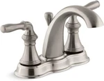 Kohler K-393-N4-BN Devonshire Centerset Lavatory Faucet, Brushed Nickel. Fixed Price $299.00.