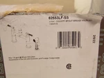 Brizo Bridge Faucet Litze 62553LF-SS W/square Spout & Knurled Handle, Stainless. Fixed Price $900.00.