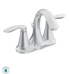 Moen 66410 Eva Double Handle Centerset Bathroom Faucet Pop-up Chrome. Fixed Price $126.02.