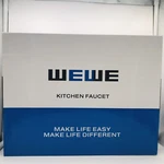 Wewe Silver Kitchen Faucet With Pull Out Sprayer Stainless Steel (box Sealed). Fixed Price $50.00.