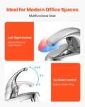 Vevor Single Handle Sink Faucet, Chrome-plated Silver Bathroom. Fixed Price $59.90.