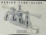 Pegasus 323 936G Series 1100 Polished Chrome Finish Bathroom Faucet. Fixed Price $89.99.