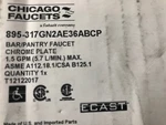 Chicago Faucets 895-317GN2AE36AB Commercial Grade Centerset Kitchen With. Fixed Price $178.99.