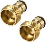 Uxcell Brass Faucet Tap Quick Connector G3/4 Male Thread 2PCS, Golden. Fixed Price $14.76.