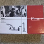 Pfister Delton 2 Handle Kitchen Faucet With Side Sprayer Chrome LF-035-4THC New. Fixed Price $46.99.